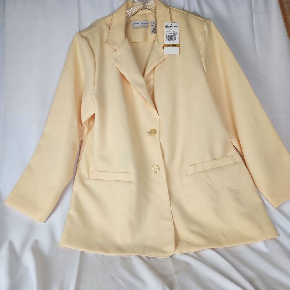 ont Pockets Classic yellow Blazer 16w